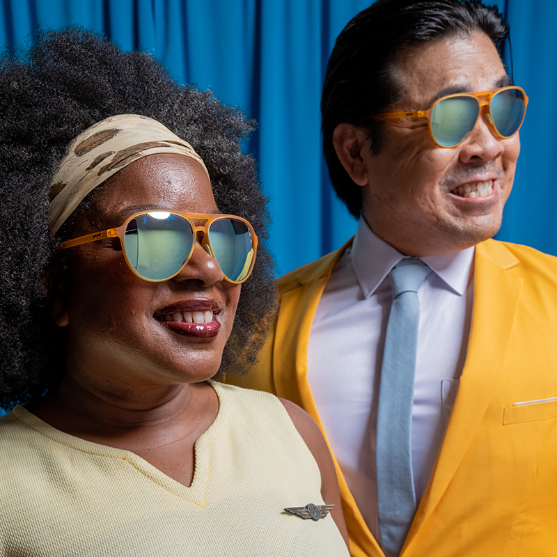 Alternative view of Cheesy Flight Attendant